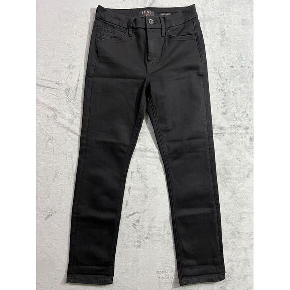 7 For All Mankind Jen7 Women's‎ Size 2 Black Slim Boyfriend Stretch Denim Jeans - Picture 1 of 16